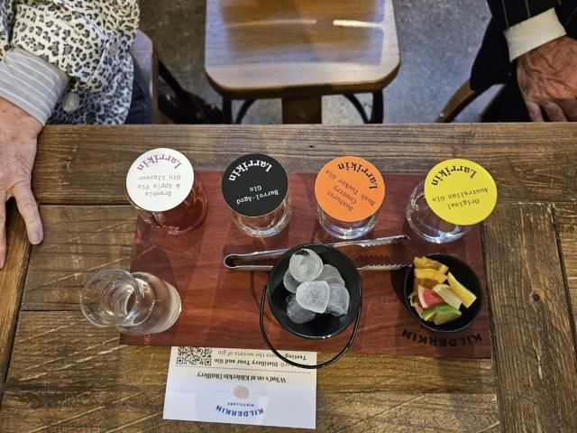Gin tasting paddle